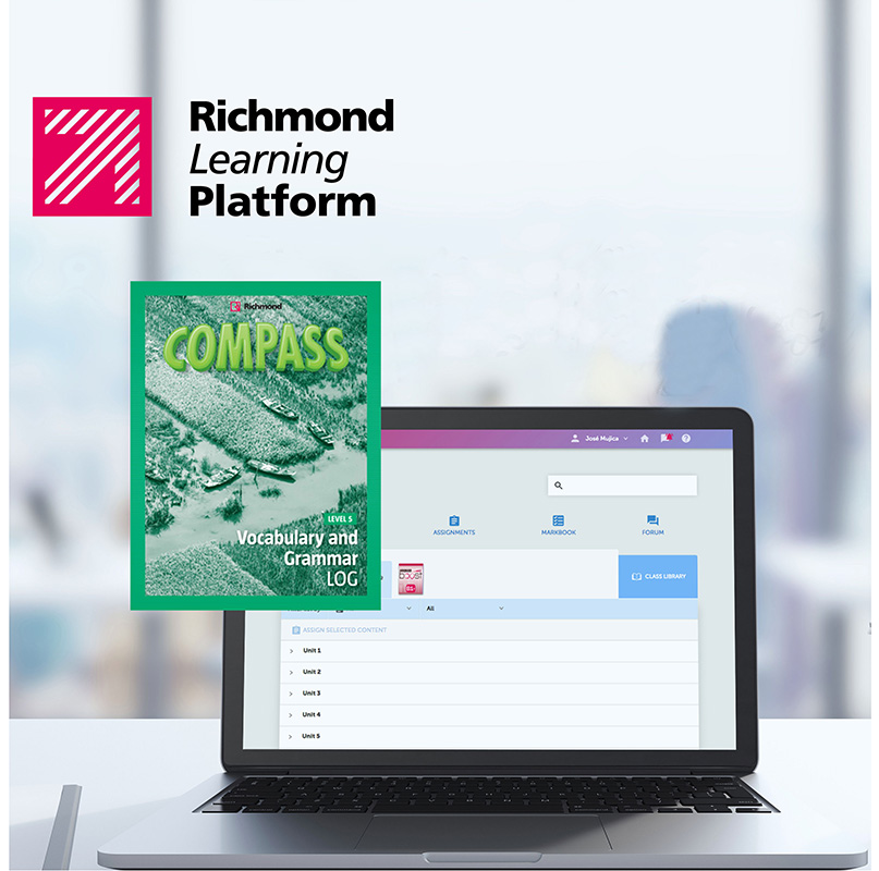 Compass 5 Vocabulary & Grammar Log Digital Tienda Santillana